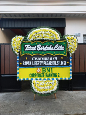 Papan Bunga Duka di Suka Bangun